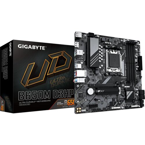Gigabyte B650M D3HP, DDR5, SATA3, USB3.2Gen1, DP, 2.5GbE, AM5 mATX Cene