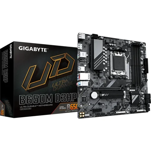 Gigabyte B650M D3HP, DDR5, SATA3, USB3.2Gen1, DP, 2.5GbE, AM5 mATX