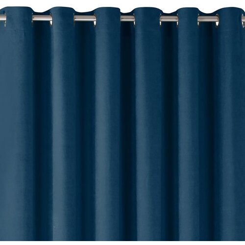  Curtain MILANA color indigo style classic silver silver metal eyelets chenille 420x225 HOMEDE Cene