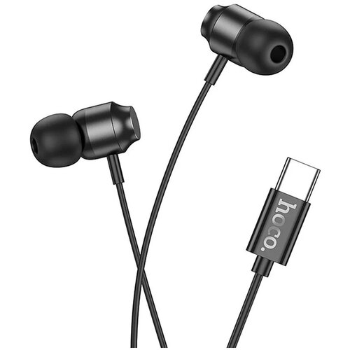Hoco. M122 METALNE TYPE-C SLU&amp;Scaron;ALICE (BLACK) Slike