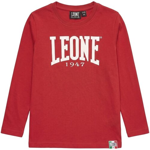 Leone 1947 Majice z dolgimi rokavi Boy Long Sleeves Big Logo Rdeča Cene