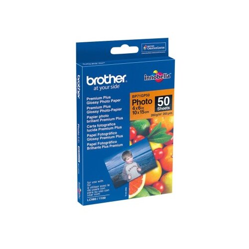 Brother PAP BRO BP71GP50 foto 10x15, 250g m2. 50 listova Cijene