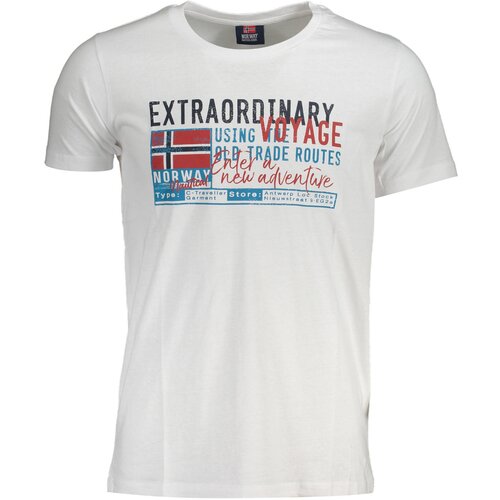 Norway 1963 WHITE MEN&amp;amp;#39;S SHORT SLEEVED T-SHIRT Slike