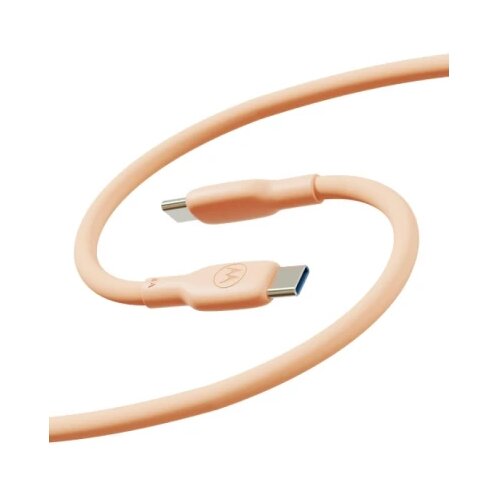 Motorola Silicone 2m Kabl Type C na Type C 5A, Peach Fuzz / 100W Cene