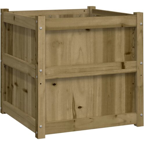 Maison Chic Vrtno cvetlično korito - Cvetlični Lonec 60x60x60 cm impregnirana borovina, (21788705) Cene