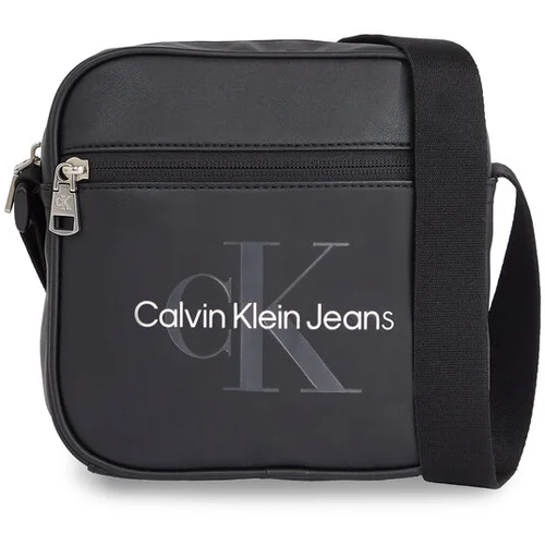 Calvin Klein Jeans Torbica za okrog pasu MONOGRAM SOFT SQ CAMERABAG18 K50K511826 Črna