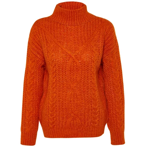 Trendyol Sweater - Orange - Regular fit