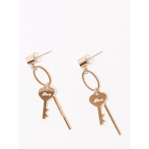 Yups Earrings hanging gold key Slike