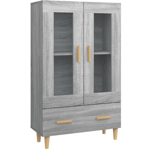 Maison Chic Komoda - Predalnik siva sonoma 70x31x115 cm inženirski les, (21717875) Slike