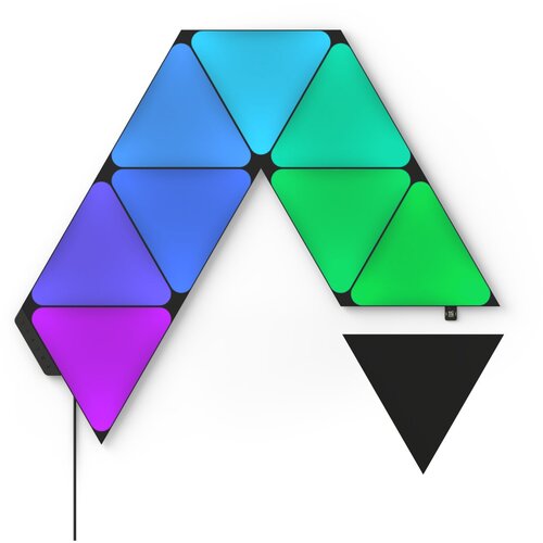 Nanoleaf Shapes Triangles Ultra Black Edition Starter Kit - 9PK Slike