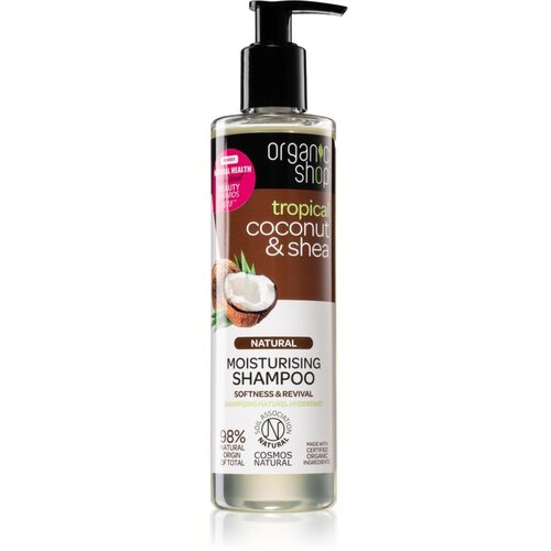 Organic Shop Natural Coconut & Shea vlažilni šampon za suhe in poškodovane lase 280 ml Cene