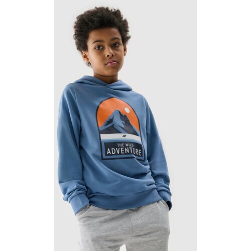 4f boys' hoodie - blue Slike