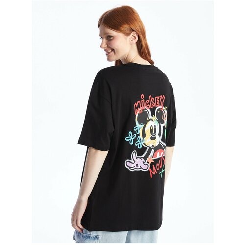 LC Waikiki Crew Neck Mickey Mouse Printed Short Sleeve Women's T-Shirt Slike