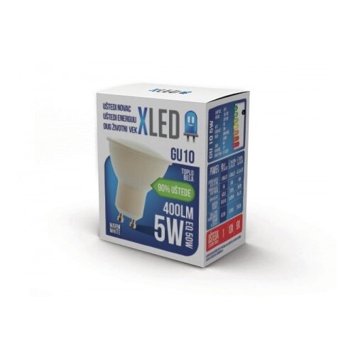 Xled led sijalica GU10 - 5W 220V toplo bela 3000K ( GU10 5W ) GU10 5W Cene