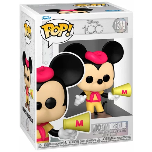Funko pop! Disney: Mickey Mouse Club - Mickey - 100. obletnica Disneyja - zbirateljska vinilna figura - ideja za darilo - uradno blago - igrače za otroke in odrasle - model za zbiralce, (20838071)