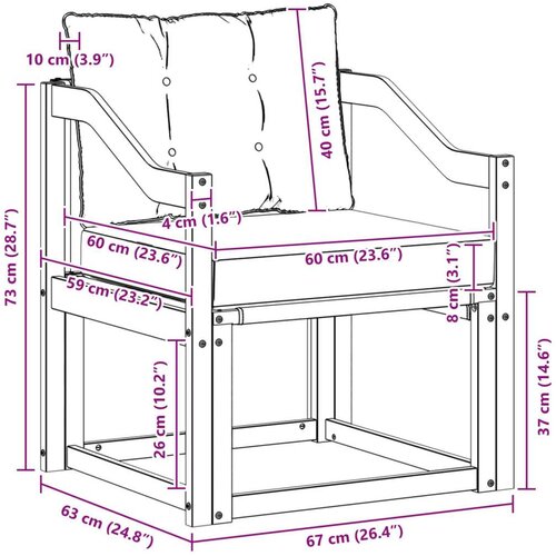  Set vanjskih sofa Čvrsto drvo akacije i Textilene Slike