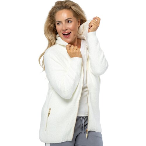 Pri Warm cardigan sweater made of fluffy knit fabric GRAZYNA Cene