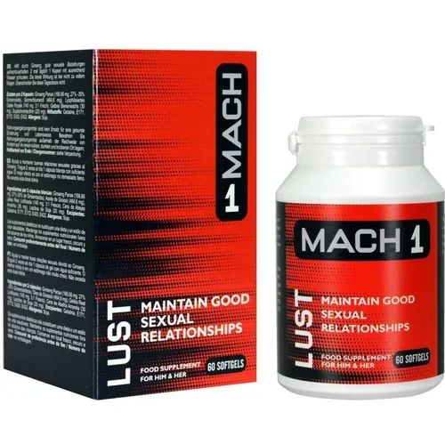 Morningstar Mach 1 - Lust Libido Aphrodisiac For Men - 60 soft gels