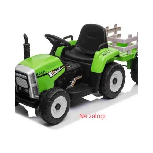 Ramiz Otroški električni traktor s prikolico zelen 12v Cene