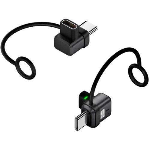 INF 2-Pack Type-C ženski na moški L-adapter: 240W, 120Gbps, Visoka zmogljivost Black, (5000291490) Cene