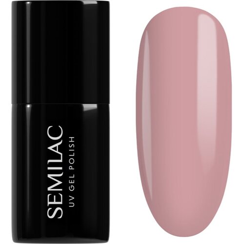 Semilac UV Hybrid Naked Nails gel lak za nohte odtenek 586 Dirty Rose Nude 7 ml Slike