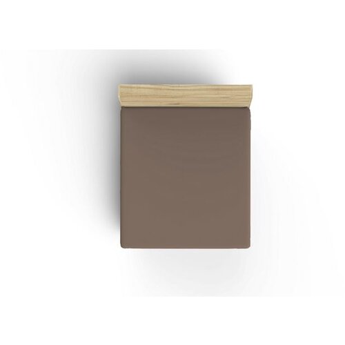  Brown Ranforce Single Small Fitted Sheet (FR) Cene