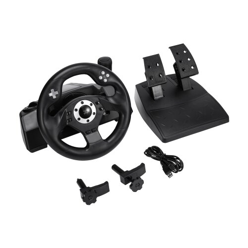 Gembird STR-M-40 **7-in-1 RACEMASTER racing wheel (PC/PS3/PS4/XBOX360/XBOXONE/SWITCH/ANDROID)(5599) Cene