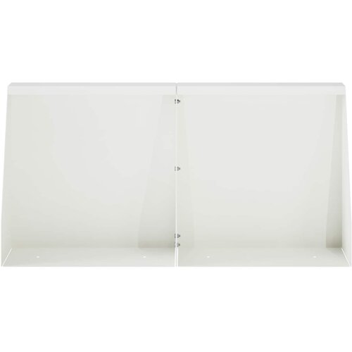  Zid za zadržavanje 6 kom. 40 x 12 x 30 cm Čelik Bijela Slike