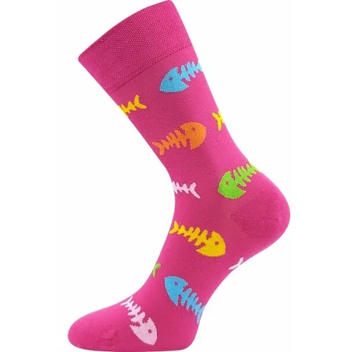 Lonka RYBY Uniseks čarape, ružičasta, veličina