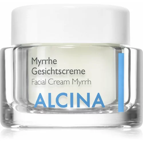 ALCINA For Dry Skin Myrrh krema za lice s učinkom protiv bora 50 ml
