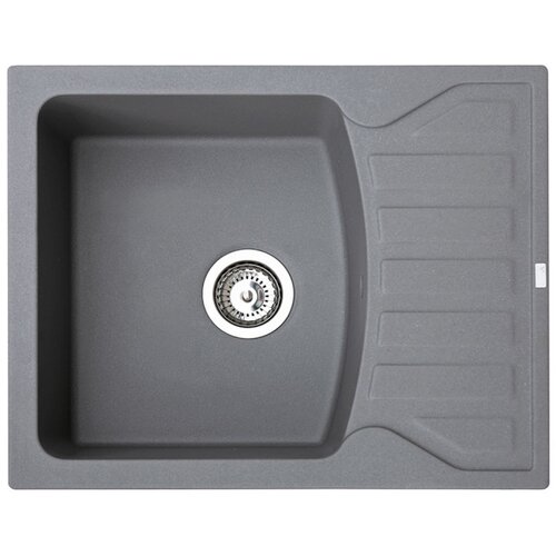 Metalac granitna usadna sudopera xQuadro M grafit 620x500 &amp;Oslash;90 Slike