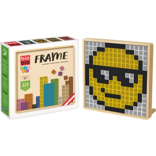 Bioblo Pixel okvir z motivom "Sme&scaron;ko" - 1 k. Cene