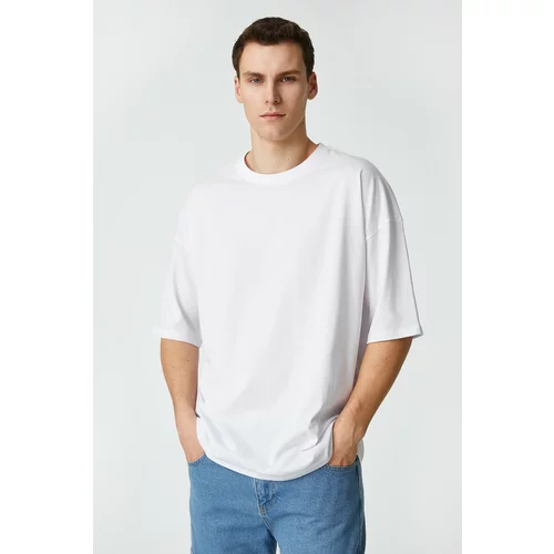 Koton T-Shirt - White - Oversize