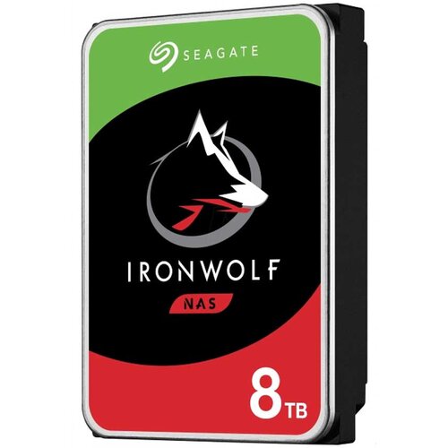 Seagate ST8000VN004 Hard disk 8TB SATA III IronWolf Cene