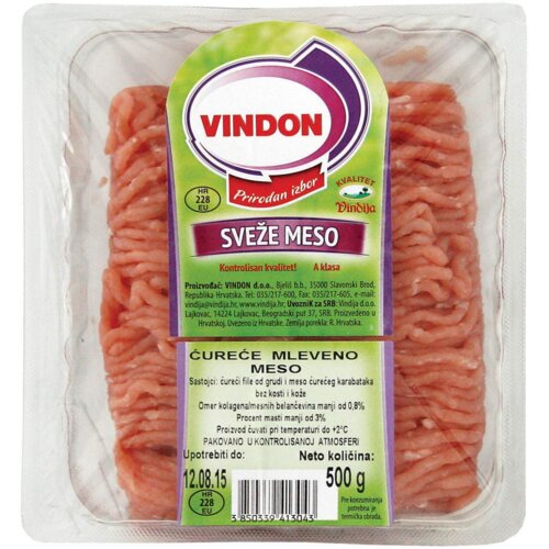 Vindija VINDON ćureće mleveno meso 500g Cene