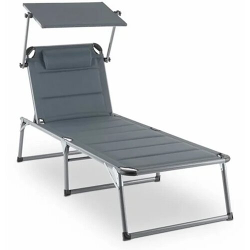Blumfeldt Amalfi Noble Gray Vrtni ležalniki, Siva, (20500278) Slike