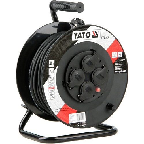 Yato EXTENSION CABLE DRUM 40m 3 x 1.5mm2 IP44 81054 Cijene