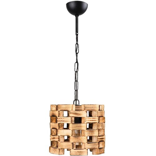 Squid Lighting Visilica u prirodnoj boji s drvenim sjenilom &amp;oslash; 20 cm Match - Slike