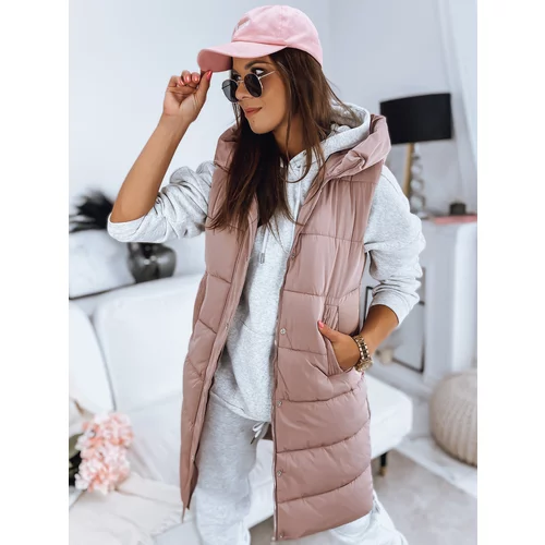 DStreet Women's quilted NOELIA vest pink TY3130