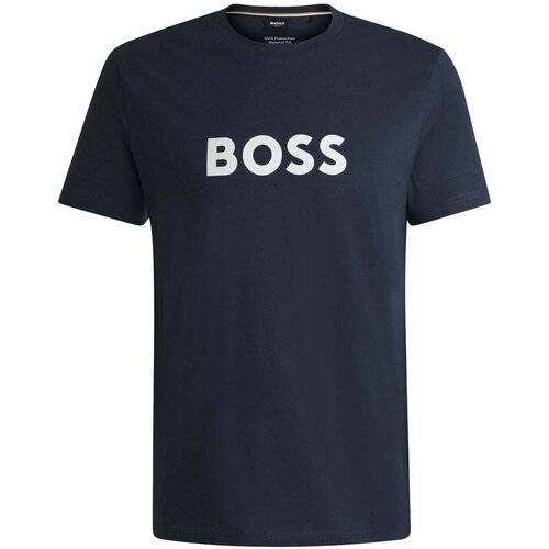 Boss Contrast Logo RN T-Shirt Navy Plava Cijene