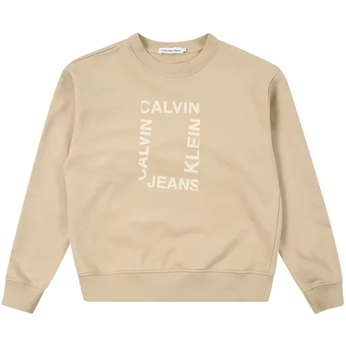 Calvin Klein Jeans Majica 'HERO' bež / kaki
