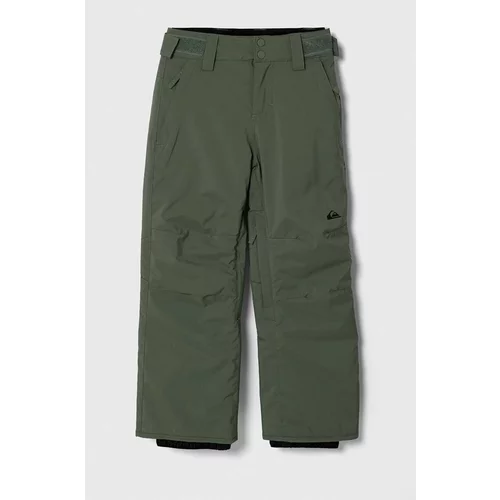 Quiksilver Dječje skijaške hlače ESTATE YTH PT SNPT boja: zelena