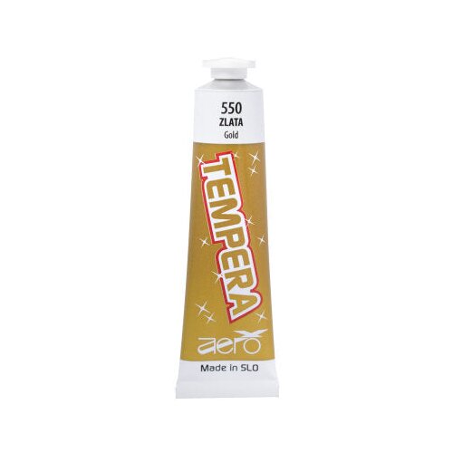 Boja tempera Aero 42ml tubica zlatna Slike