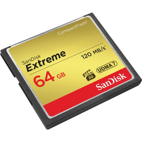 Sandisk extreme compactflash 64GB 800x - SDCFXSB-064G-G46 memorijska kartica Slike