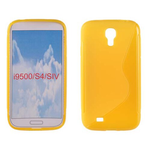  S silikonski ovitek Samsung Galaxy S4 i9500 rumen Slike