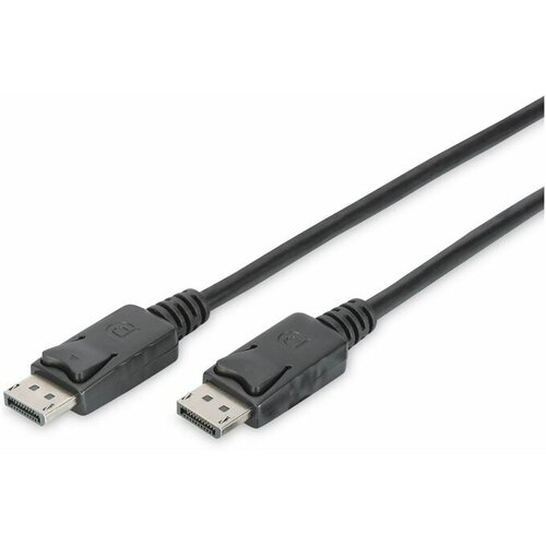 Digitus DisplayPort priključni kabel DisplayPort utikač, DisplayPort utikač 5.00 m crna AK-340100-050-S DisplayPort kabel Slike