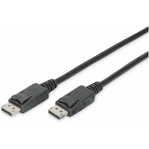 Digitus DisplayPort priključni kabel DisplayPort utikač, DisplayPort utikač 5.00 m crna AK-340100-050-S DisplayPort kabel