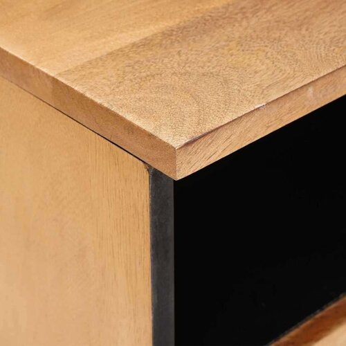  ormar Svjetlosmeđa 100 x 33 x 46 cm masivno drvo manga Slike
