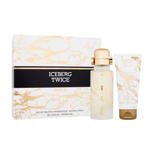 Iceberg Twice Gold Set toaletna voda 125 ml + gel za tuširanje 100 ml za moške Cijene