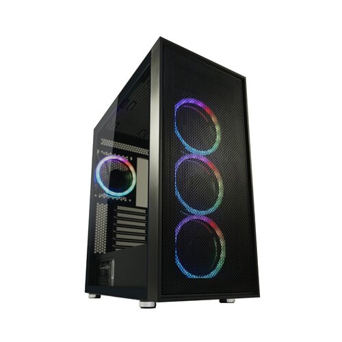 LC Power tower gaming 802B-ON black wanderer_x 1xUSB3.0/2x USB2.0 1x usb-c 4xARGB fan 120mm Cene